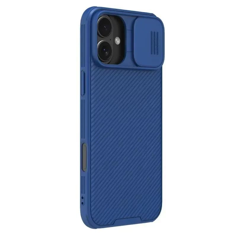 Чехол-накладка Nillkin CamShield Pro для iPhone 16 Plus (синий)