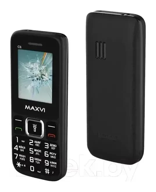 Мобильный телефон Maxvi C 3i (черный)