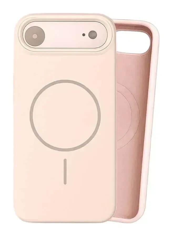 Чехол-накладка Bingo Silicone Magnetic для Apple iPhone 17 Air (пудровый)