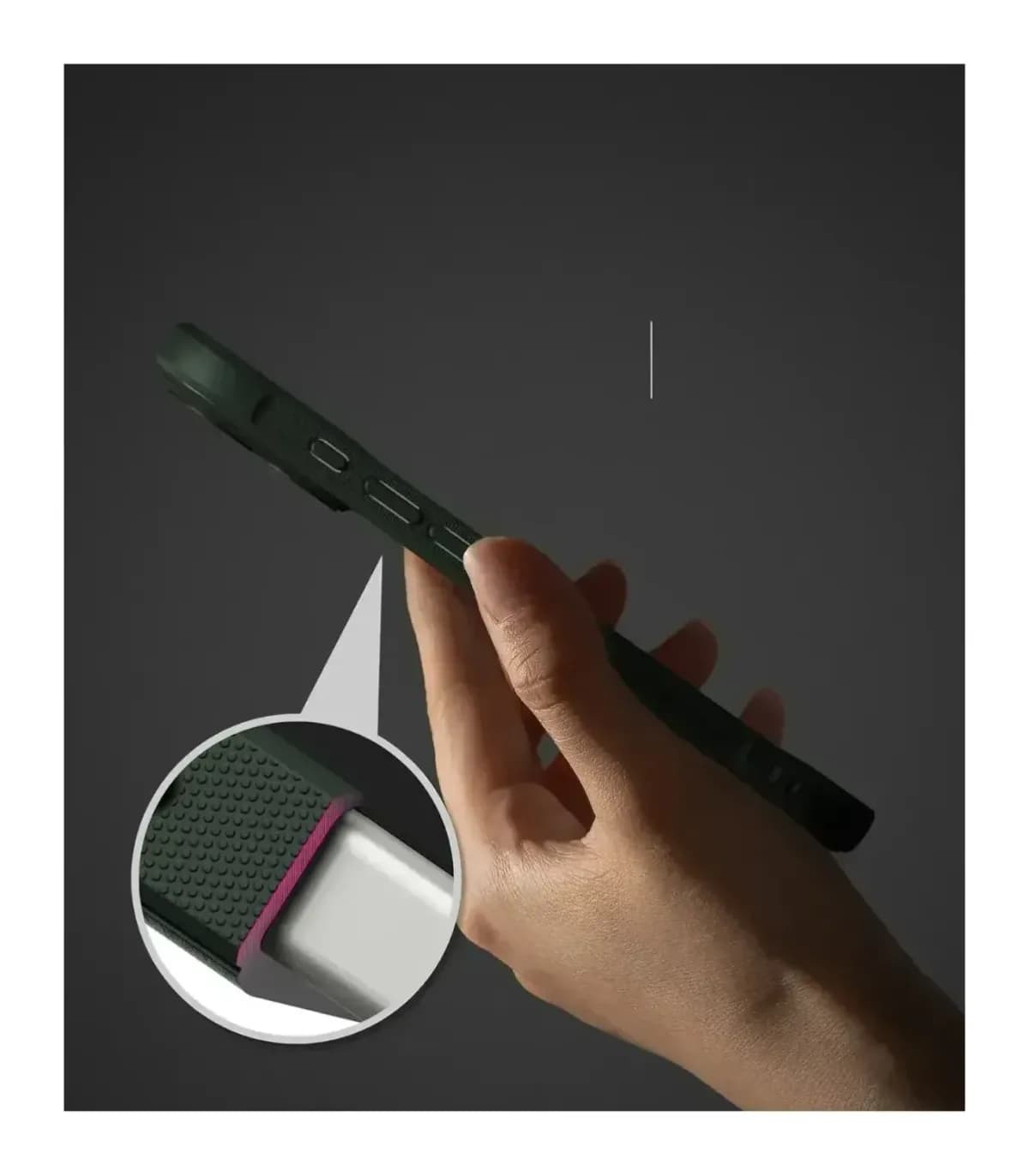 Чехол-накладка Ringke Onyx Magnetic для iPhone 17 (Dark Green)