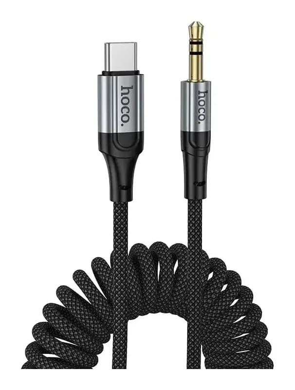 Кабель Hoco UPA33B Type-C-AUX (1.5м, черный)