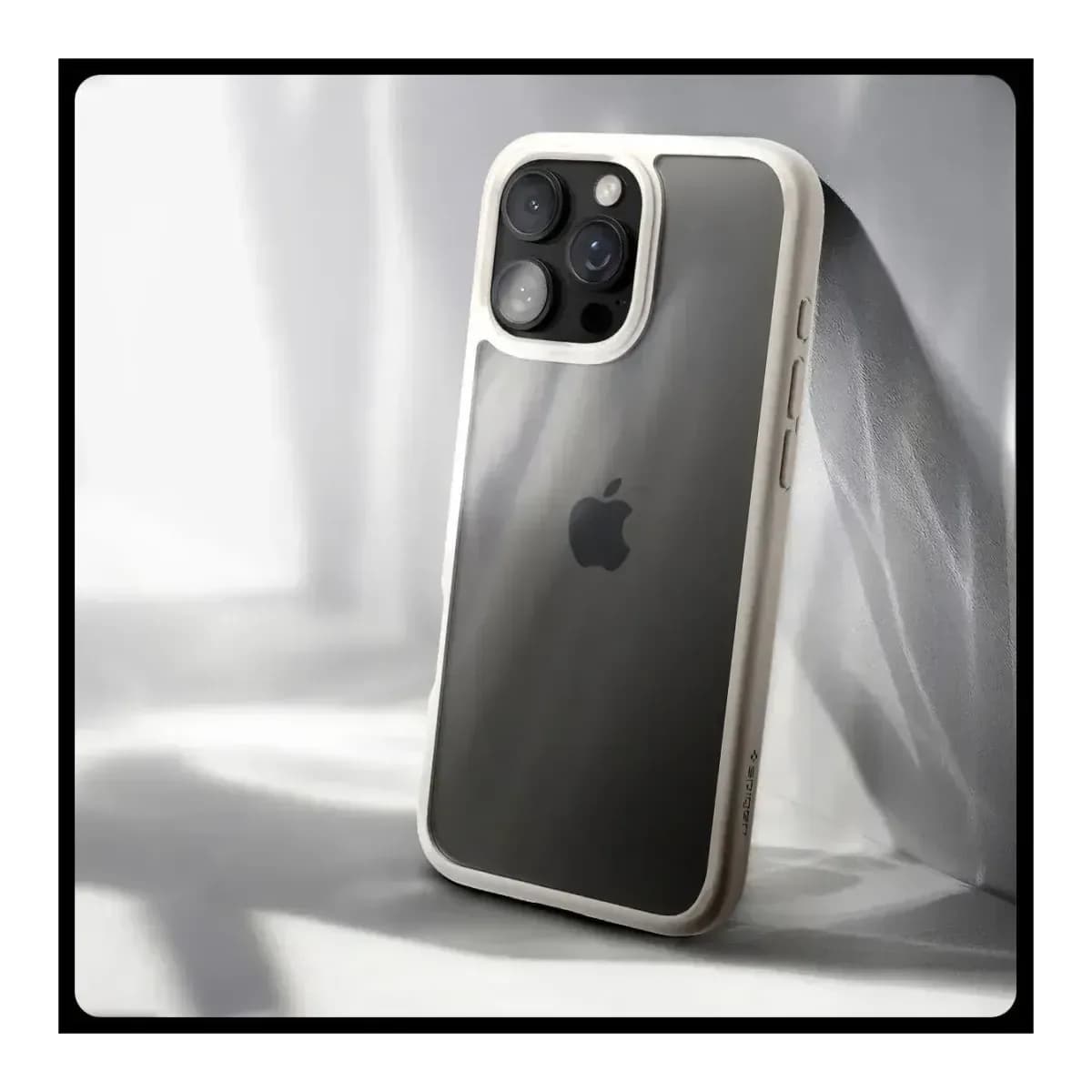 Чехол-накладка Spigen Ultra Hybrid для iPhone 16 Pro / ACS08127 (Natural Titanium)