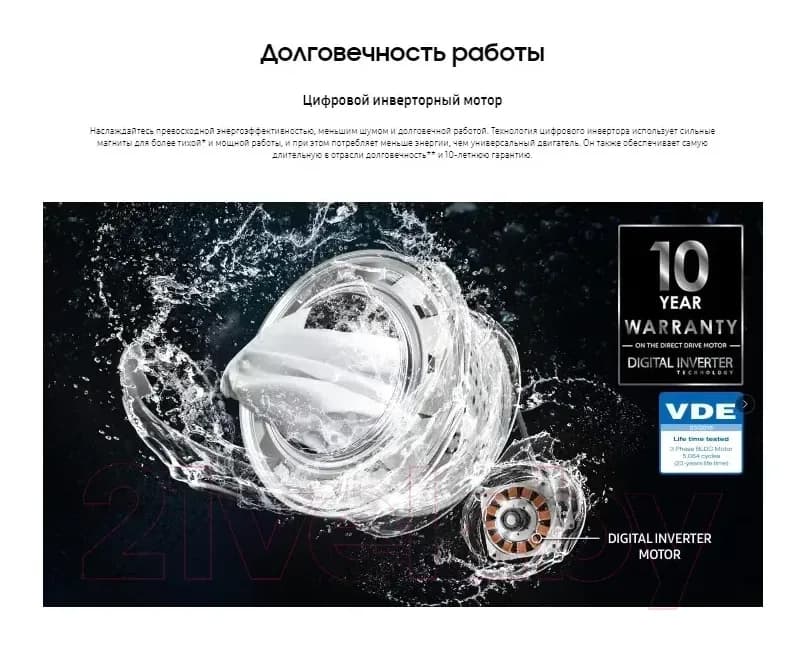 Стиральная машина Samsung WW80AGAS21AXLP