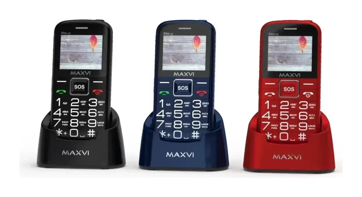 Мобильный телефон Maxvi B5ds up (черный)