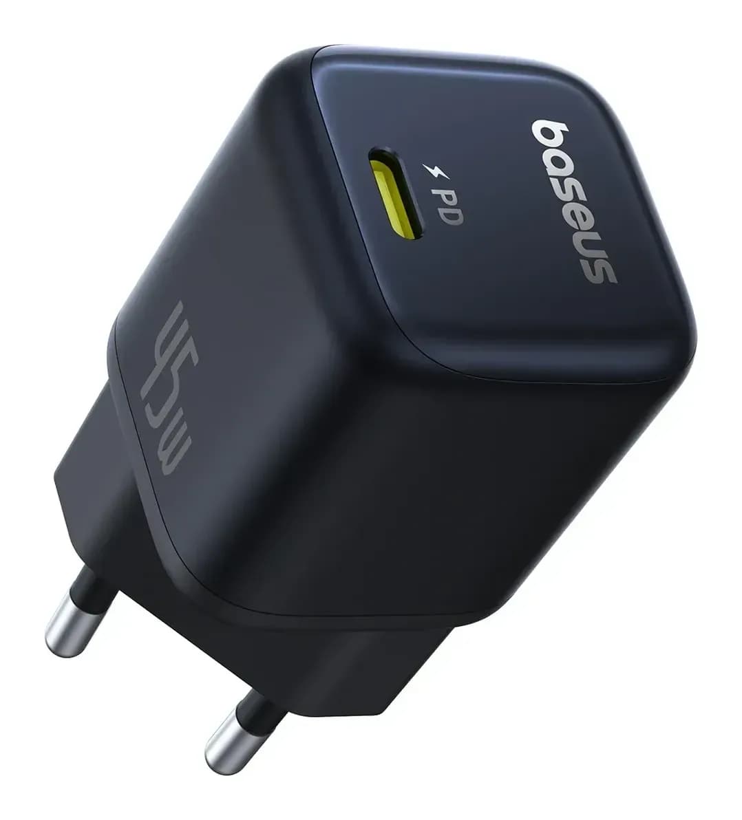 Адаптер питания сетевой Baseus PicoGo 45W EU / P10176800123-00 (черный)