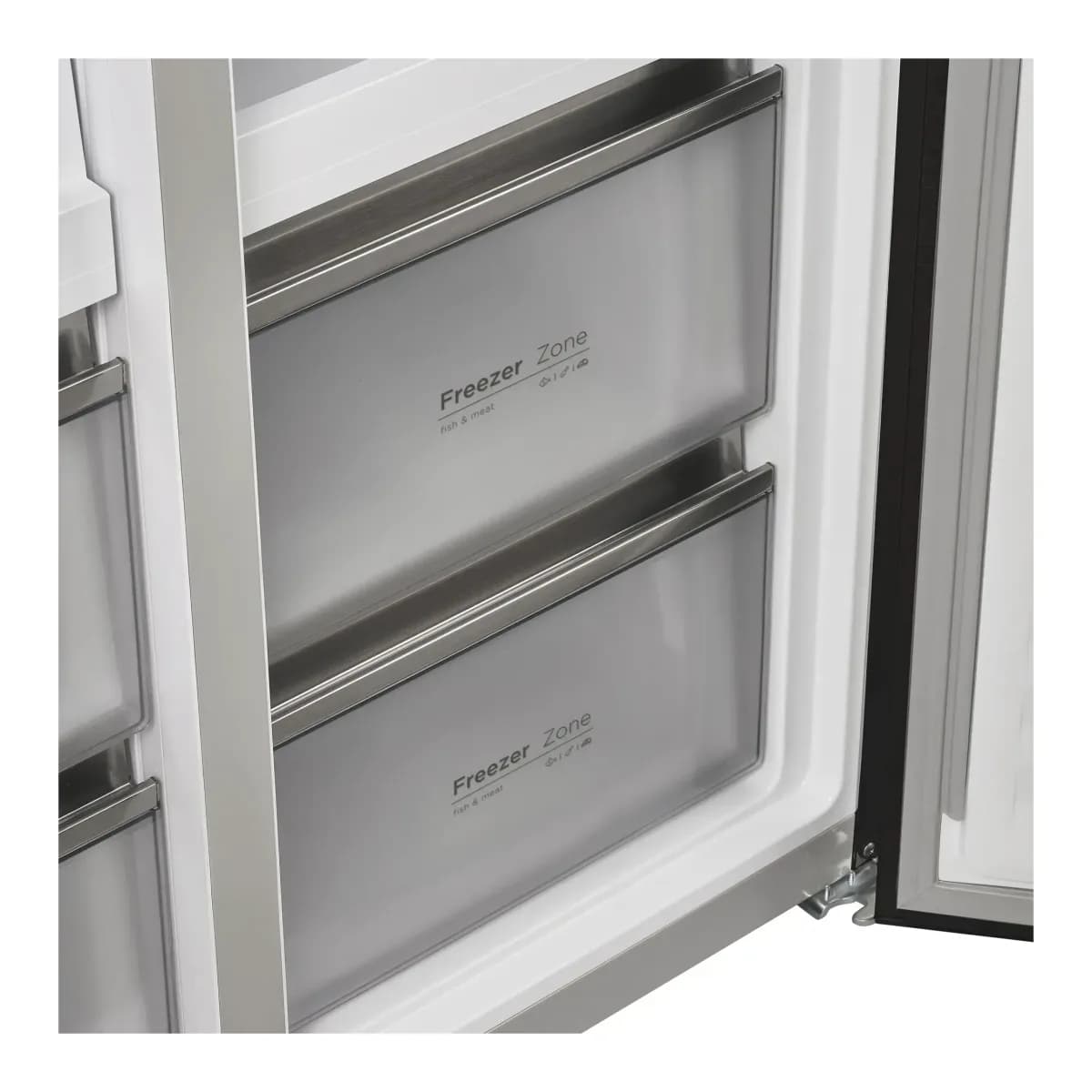 Холодильник с морозильником Maunfeld MFF190NFDB Matt Inverter
