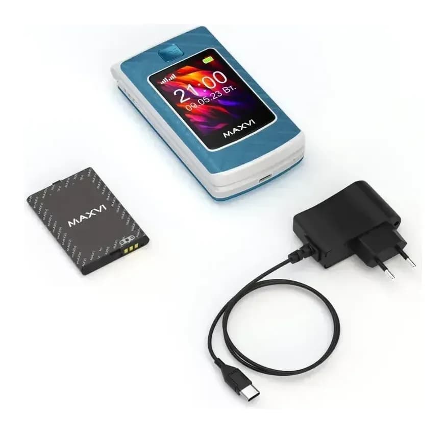 Мобильный телефон Maxvi E28 (маренго)