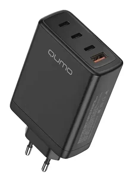 Адаптер питания сетевой Qumo Energy Charger GaN / Q49543 (черный)