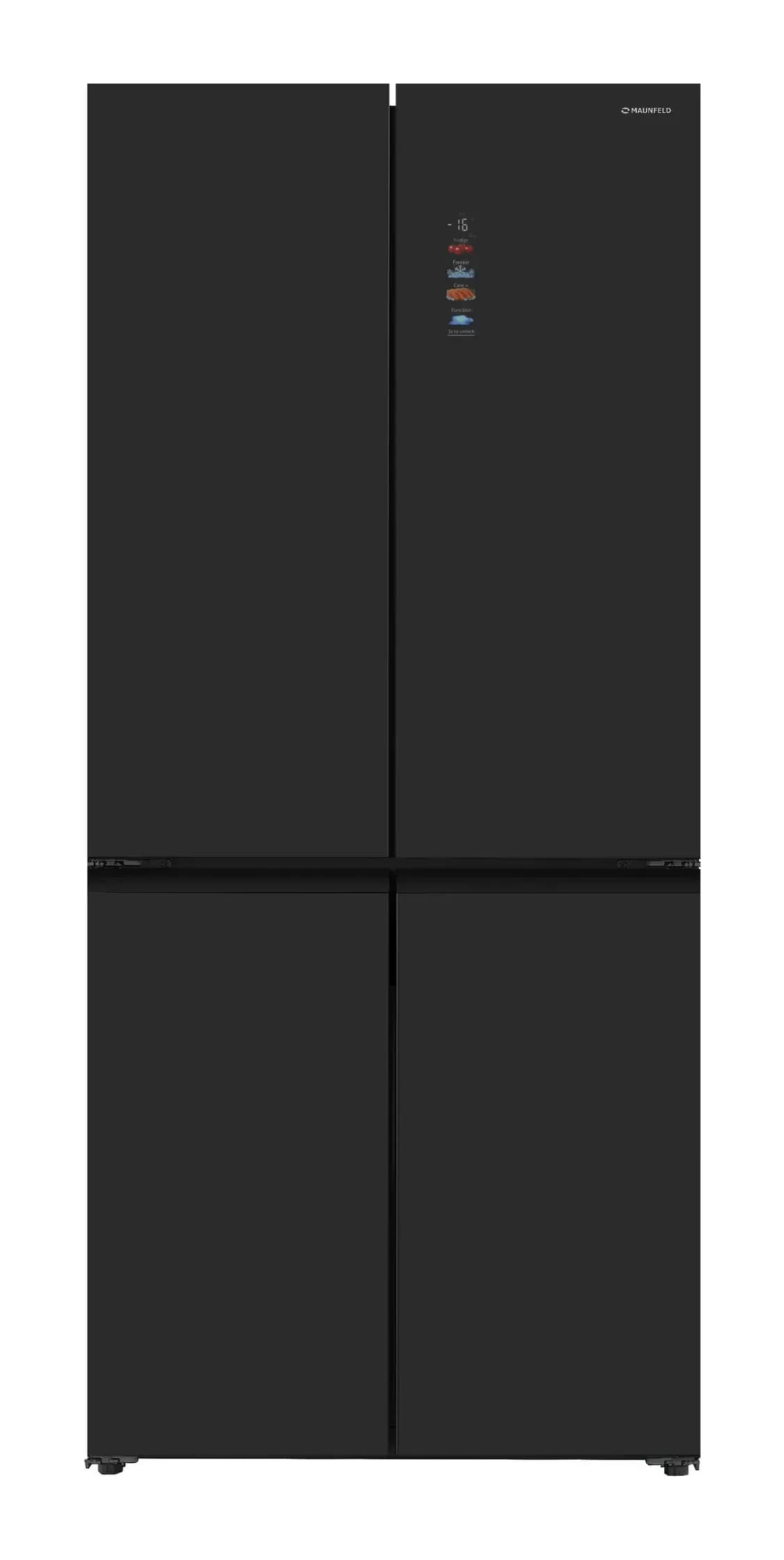 Холодильник с морозильником Maunfeld MFF190NFDB Matt Inverter