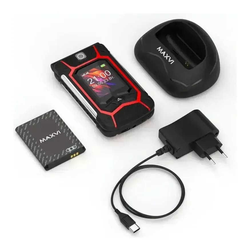 Мобильный телефон Maxvi E 10ds (красный)