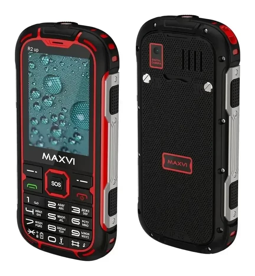 Мобильный телефон Maxvi R2 up (красный)