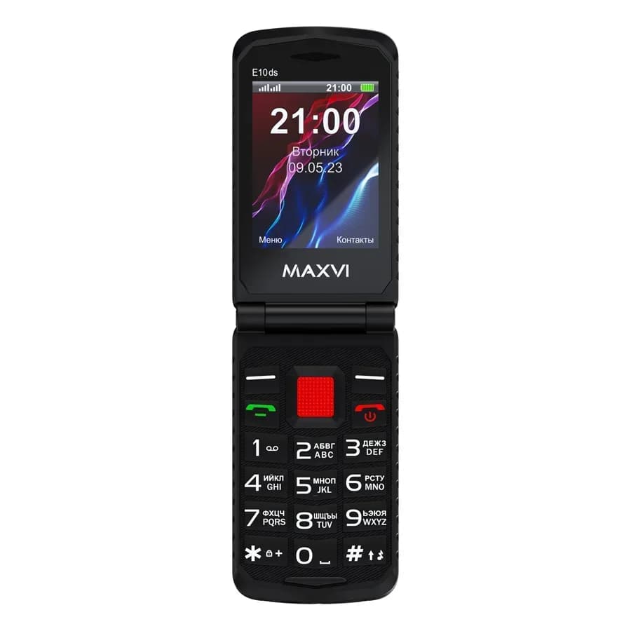 Мобильный телефон Maxvi E 10ds (красный)