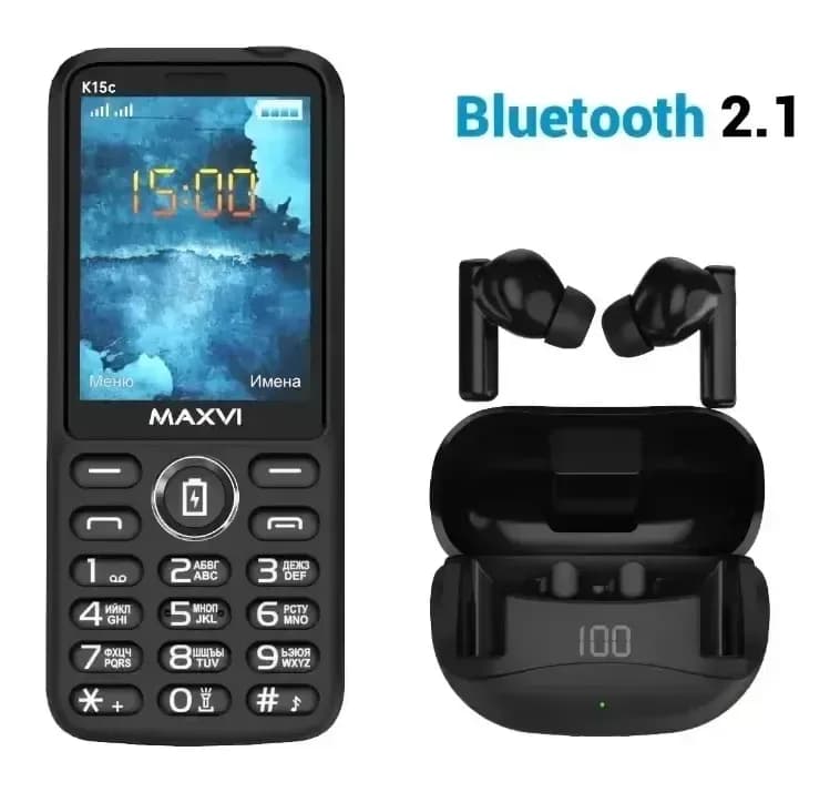 Мобильный телефон Maxvi K15c (черный)
