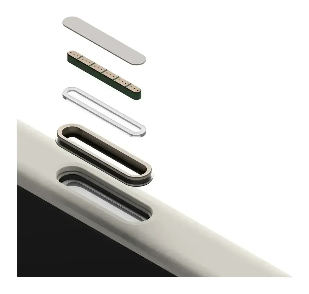 Чехол-накладка Ringke Silicone Magnetic для iPhone 17 Pro (Stone)