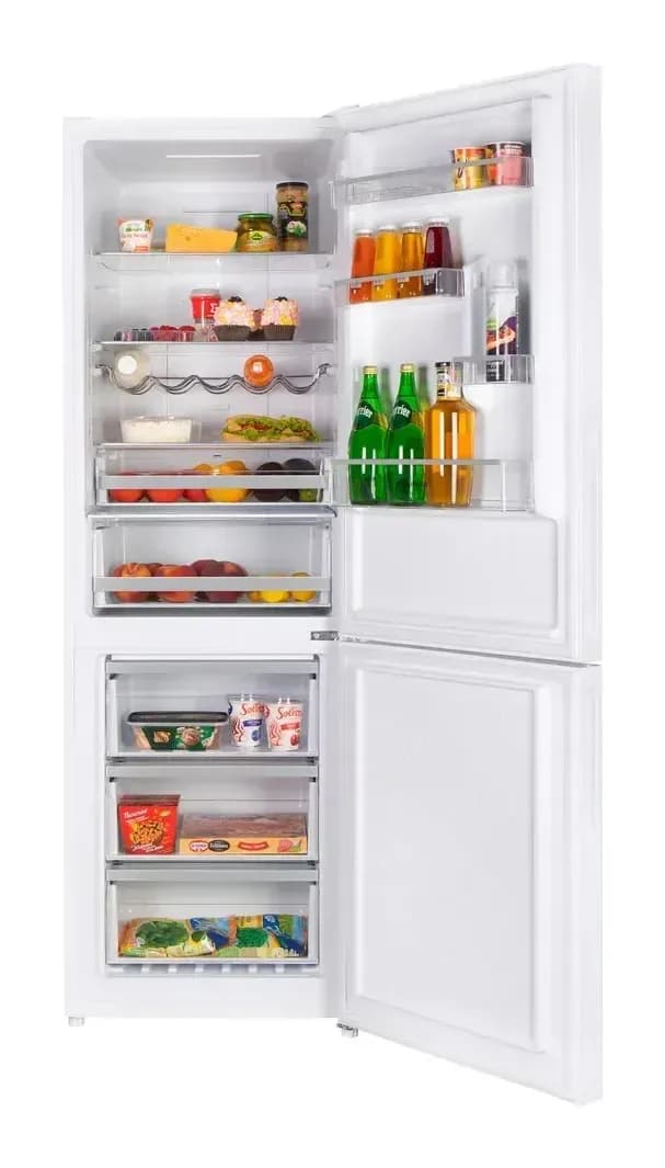 Холодильник с морозильником Maunfeld MFF185NFW Inverter