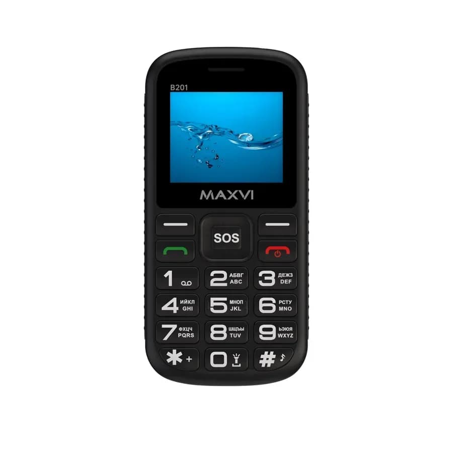 Мобильный телефон Maxvi B201 (черный)