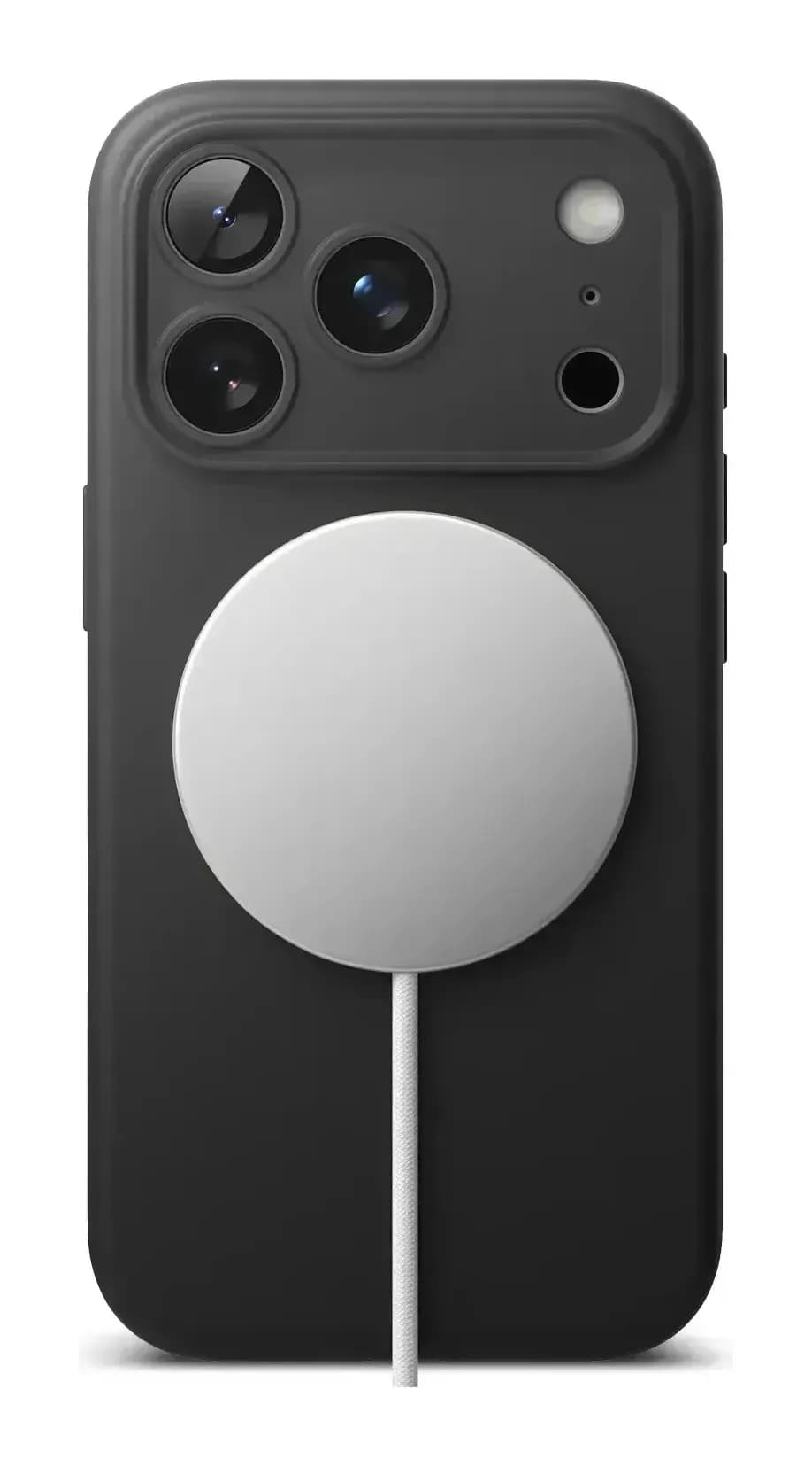 Чехол-накладка Ringke Silicone Magnetic для iPhone 17 Pro (Black)