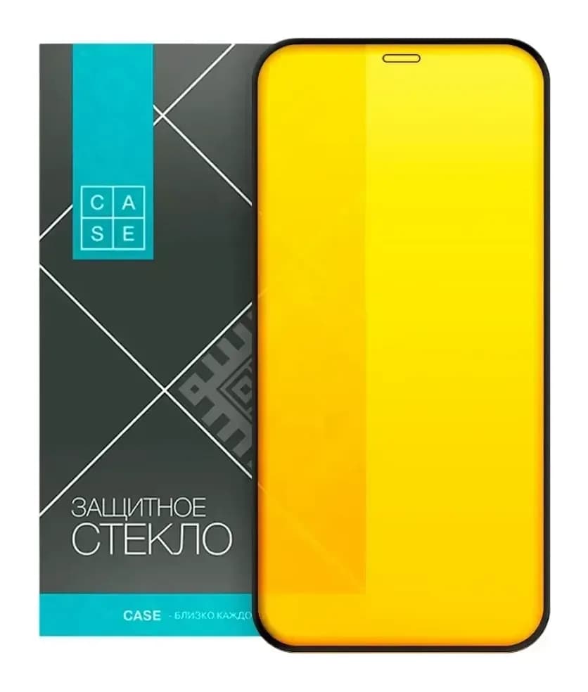 Защитное стекло для телефона Case 3D Premium для iPhone 15 Pro (черный)