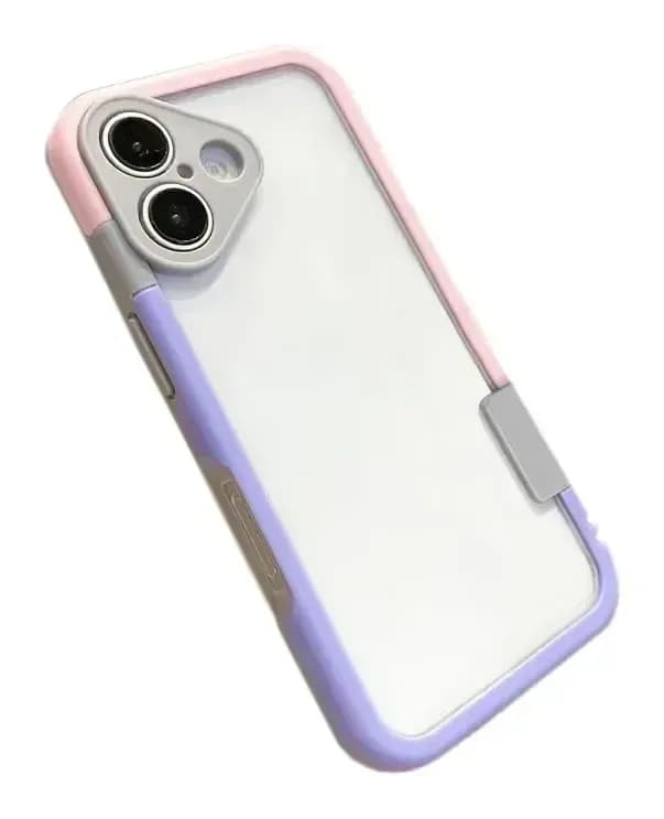 Чехол-накладка G-Case Для iPhone 16 / 6601110762J (фиолетовый/розовый)