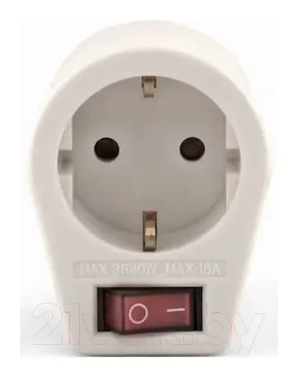 Адаптер питания сетевой Electraline 55073 (белый)