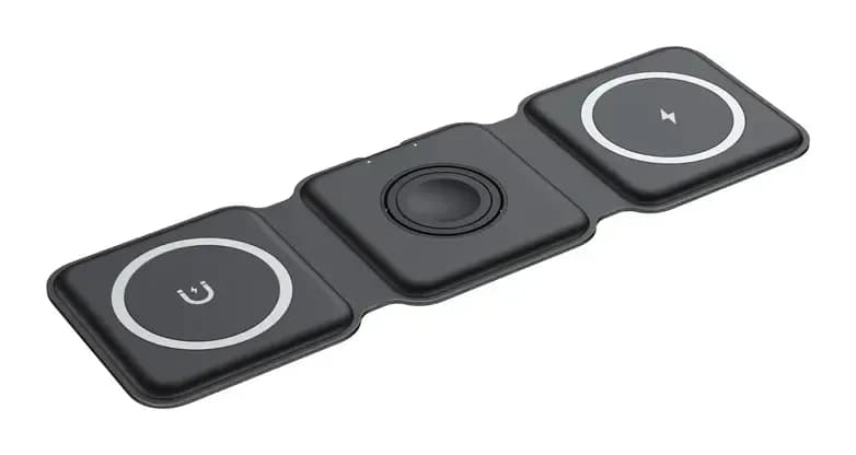 Зарядное устройство беспроводное Rexant MagSafe 3в1 Qi 18-7088 (черный)