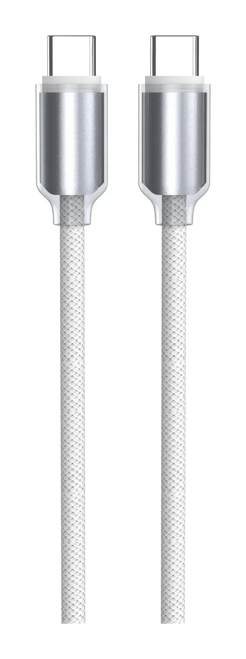Зарядное устройство сетевое Atomic Crystal G351 GAN 35W USB A+C с кабелем USB С-С / 10.192 (синий)