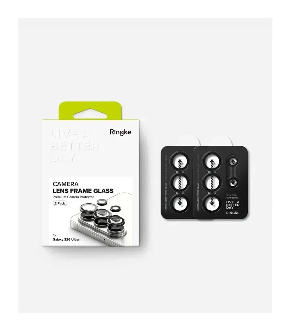 Защитное стекло для камеры телефона Ringke Camera Lens Frame для Galaxy S26 Ultra (2шт)