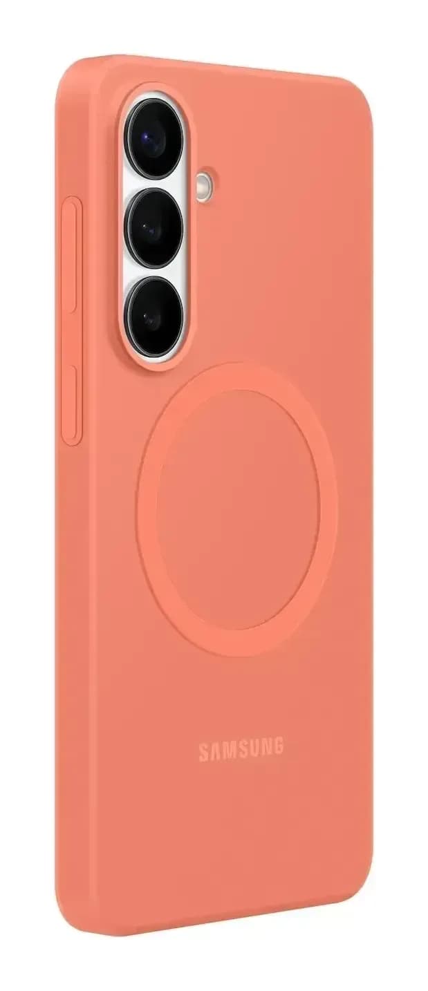 Чехол-накладка Samsung Silicone Magnet Case S26+ / EF-ES947COEGRU (коралловый)