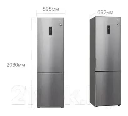 Холодильник с морозильником LG DoorCooling+ GA-B509CMQM