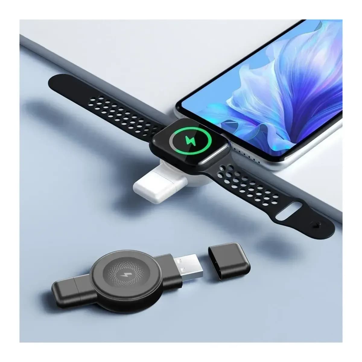 Зарядное устройство беспроводное XO CX026 для часов Type-c (белый)