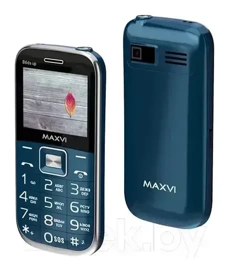 Мобильный телефон Maxvi B6ds up (маренго)