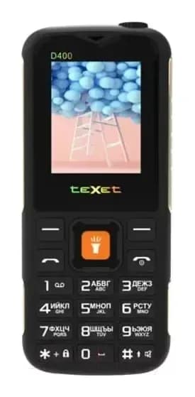 Мобильный телефон Texet TM-D400 (черный)