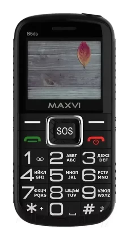 Мобильный телефон Maxvi B5ds (черный)