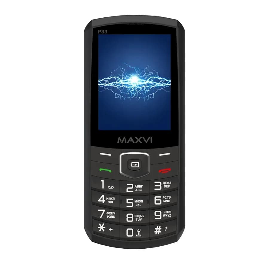 Мобильный телефон Maxvi P33 (черный)
