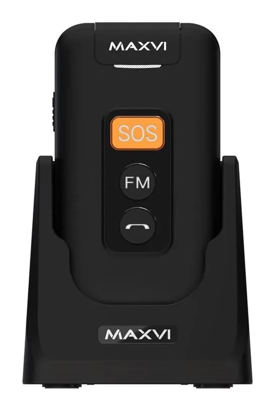 Мобильный телефон Maxvi E5 up (черный)
