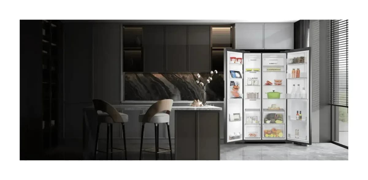 Холодильник с морозильником Haier HRF-600DM7RU