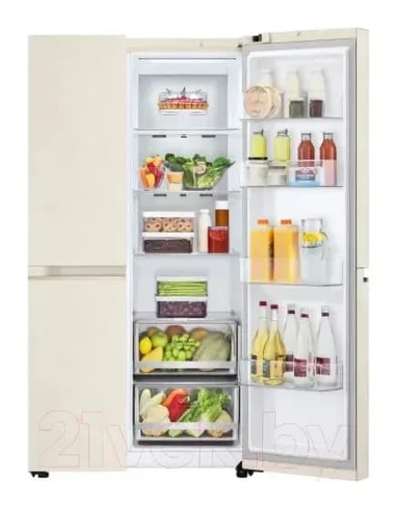 Холодильник с морозильником LG GC-B257SEZV