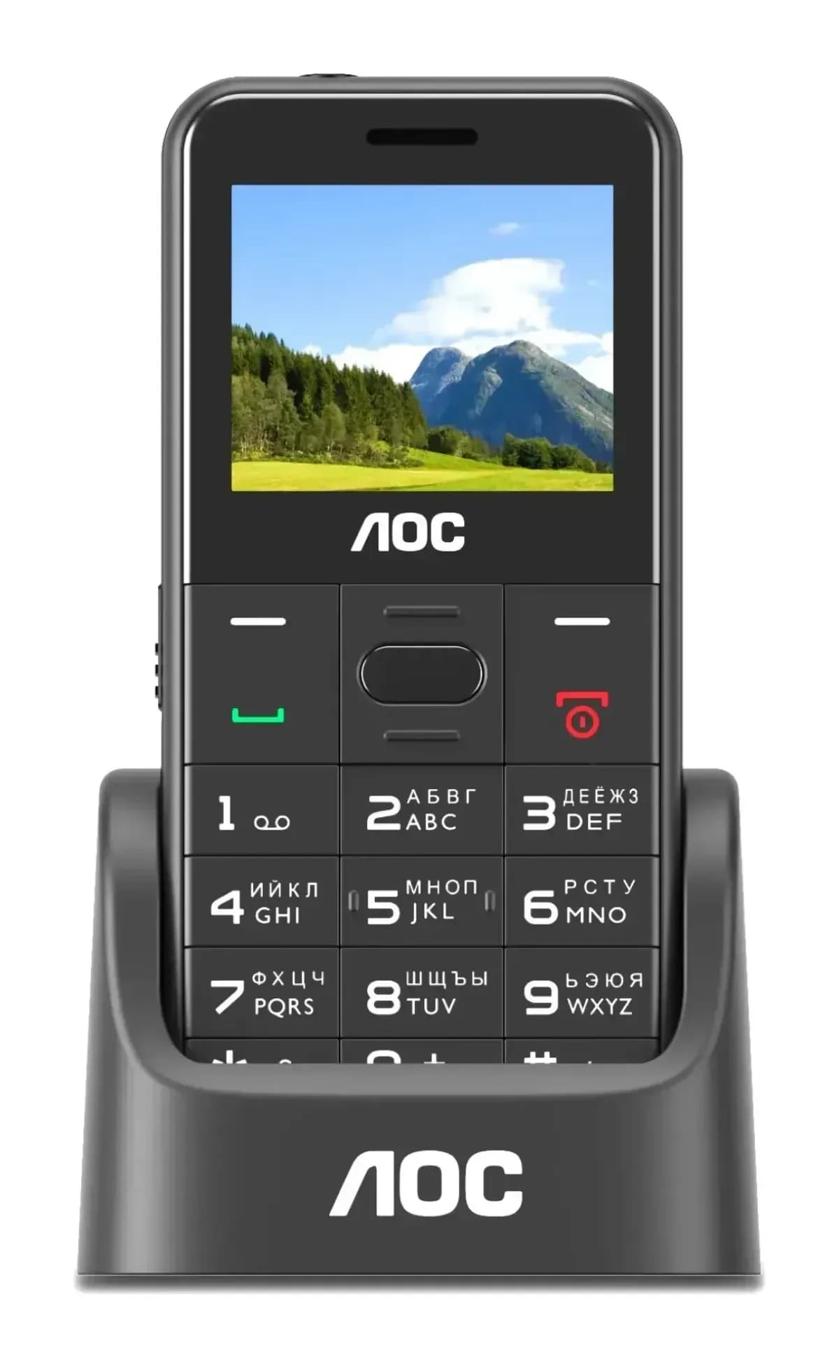 Мобильный телефон AOC A205 / CTA205BK/00 (черный)