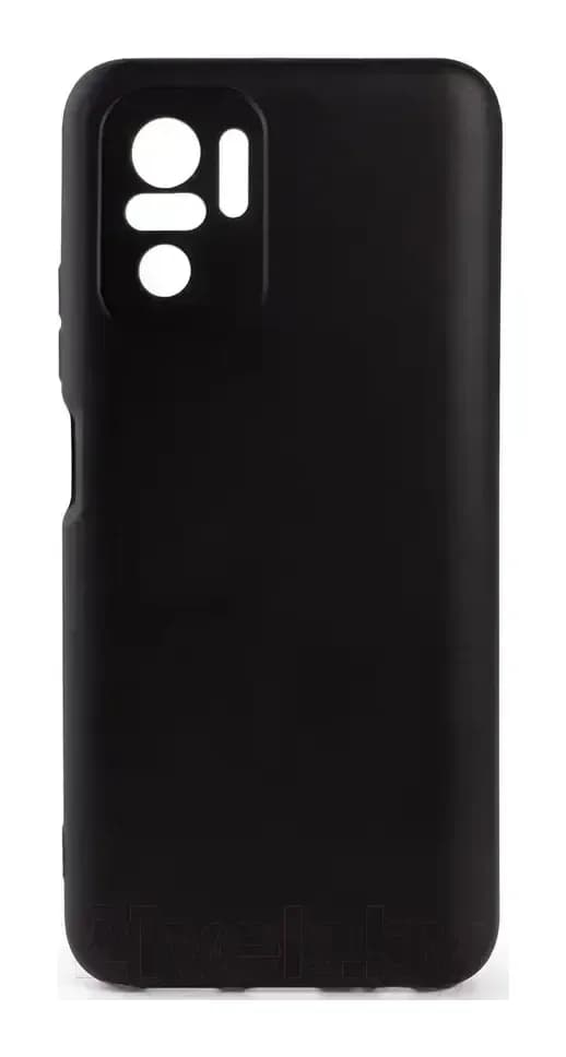 Чехол-накладка Case Coated для Redmi Note 10 (4G)/Redmi Note 10S (черный)
