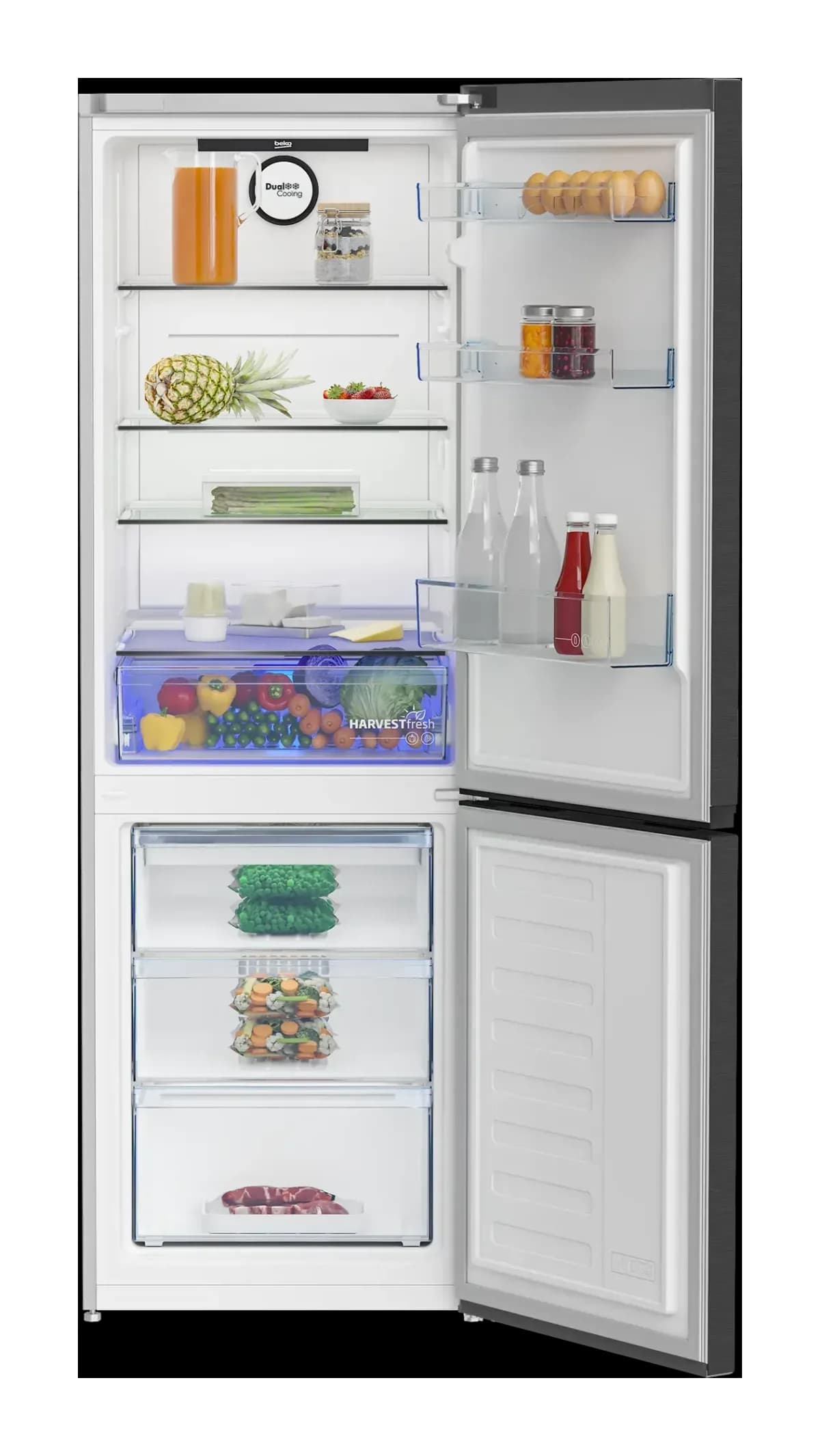Холодильник с морозильником Beko B3R1CNK363HXBR