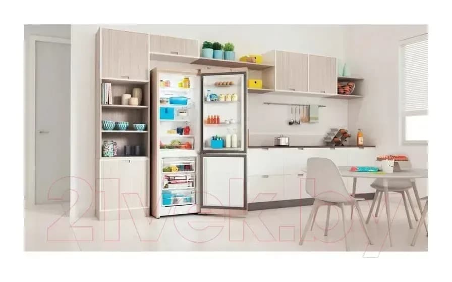Холодильник с морозильником Indesit ITR 5180 E