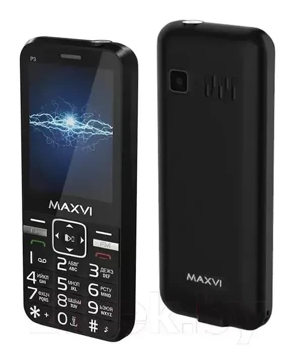 Мобильный телефон Maxvi P3 (черный)