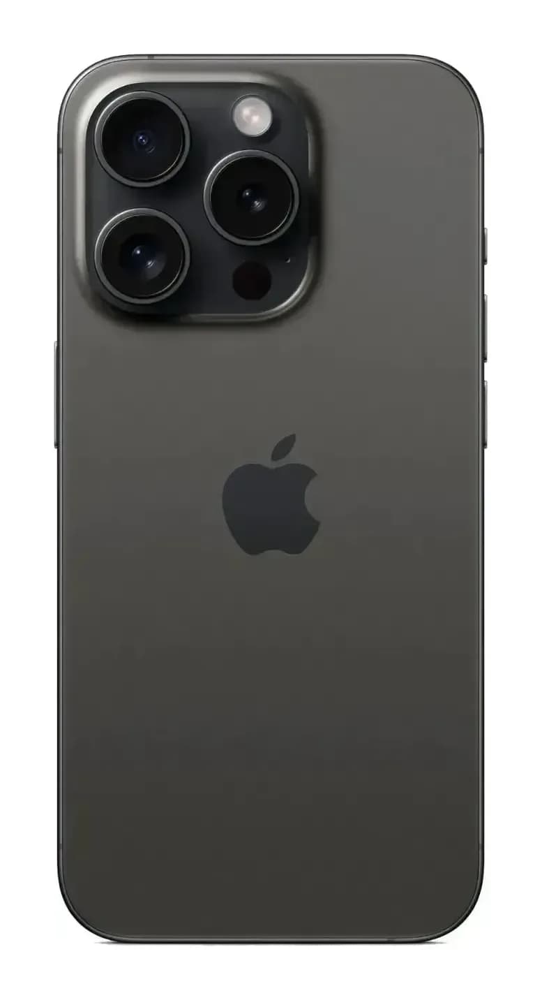 Смартфон восстановленный Apple iPhone 15 Pro 128GB Flip Грейд B (черный титан)