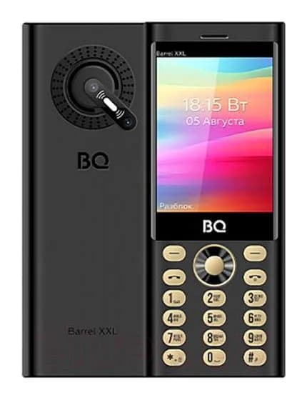 Мобильный телефон BQ 3598 Barrel XXL (Black/Gold)