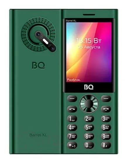 Мобильный телефон BQ 2832 Barrel XL (черный/зеленый)
