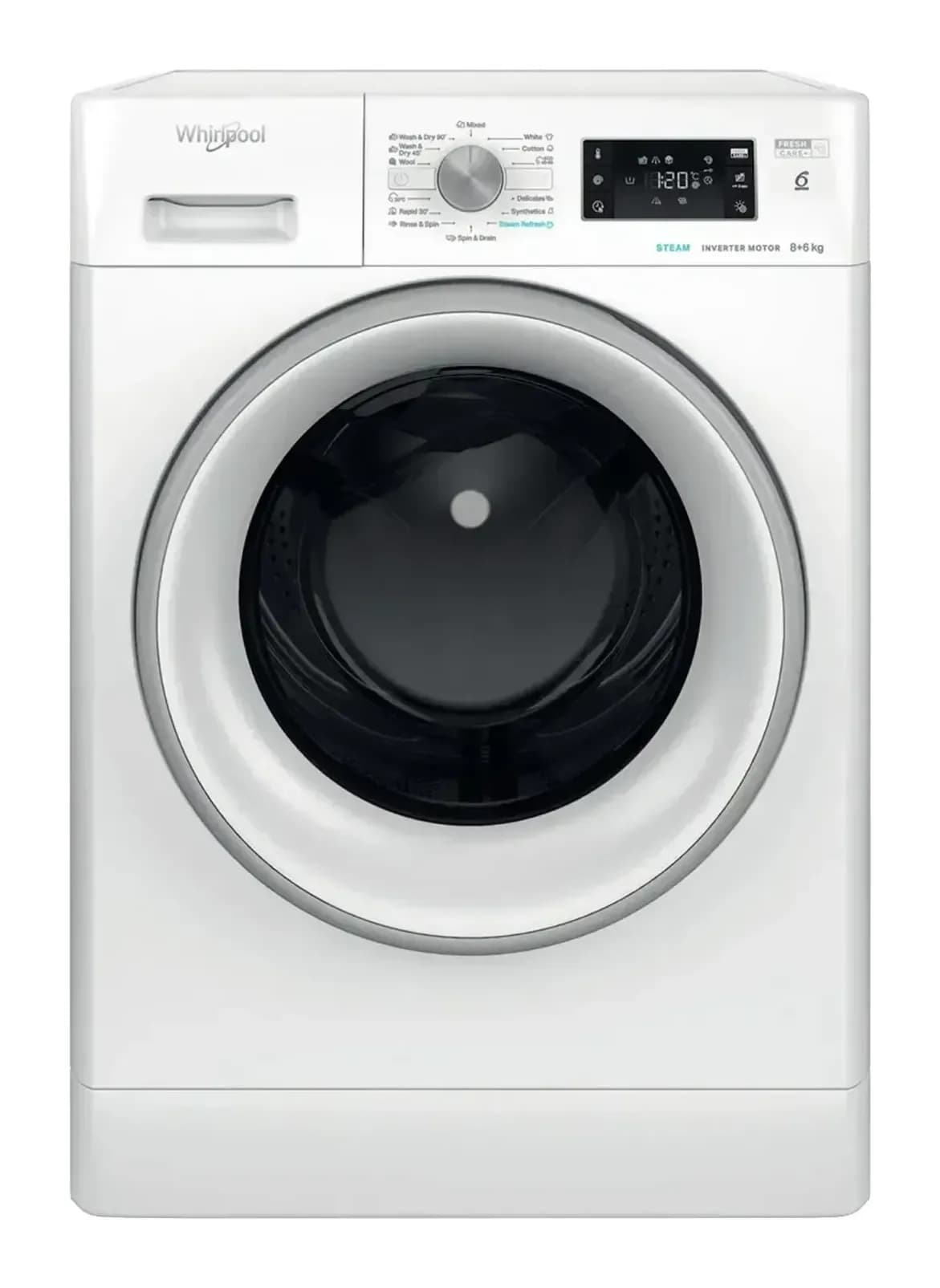 Стирально-сушильная машина Whirlpool FFWDB 864489 SV EE