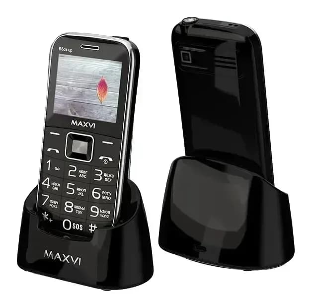 Мобильный телефон Maxvi B6ds up (черный)