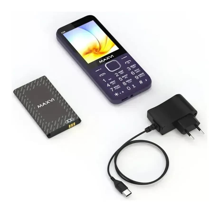 Мобильный телефон Maxvi K28 (фиолетовый)