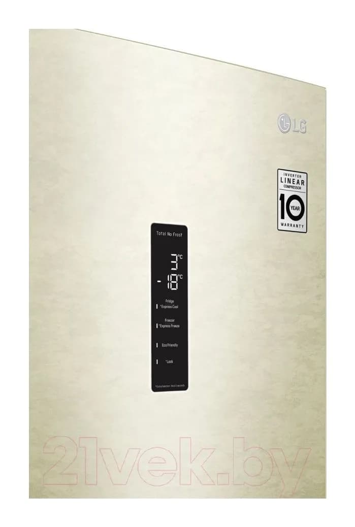 Холодильник с морозильником LG GA-B509SEKL