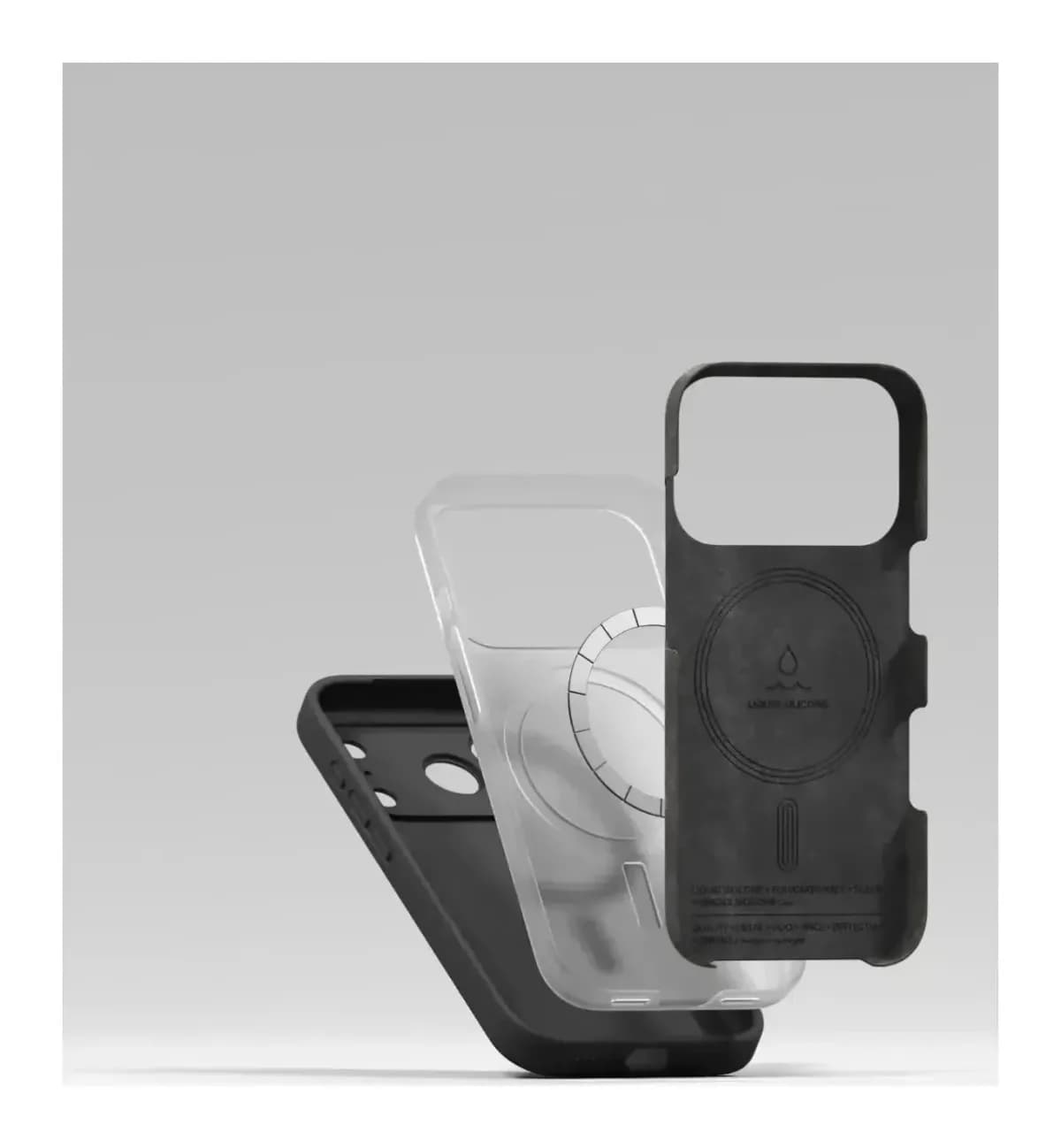Чехол-накладка Ringke Silicone Magnetic для iPhone 17 Pro (Black)
